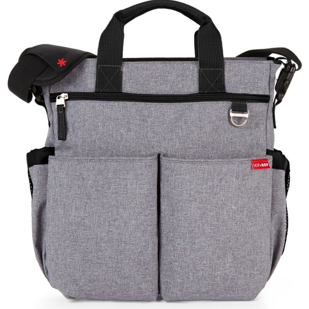Skip Hop Duo Signature Diaper Bag - Heather Grey